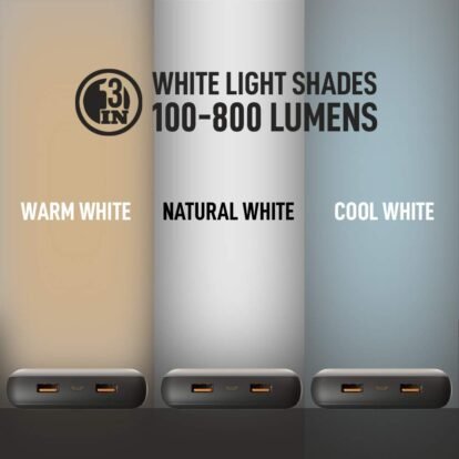 3-in-1 White light Shades