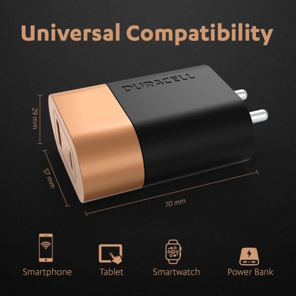 Duracell Wall Adapter Universal Compatibility