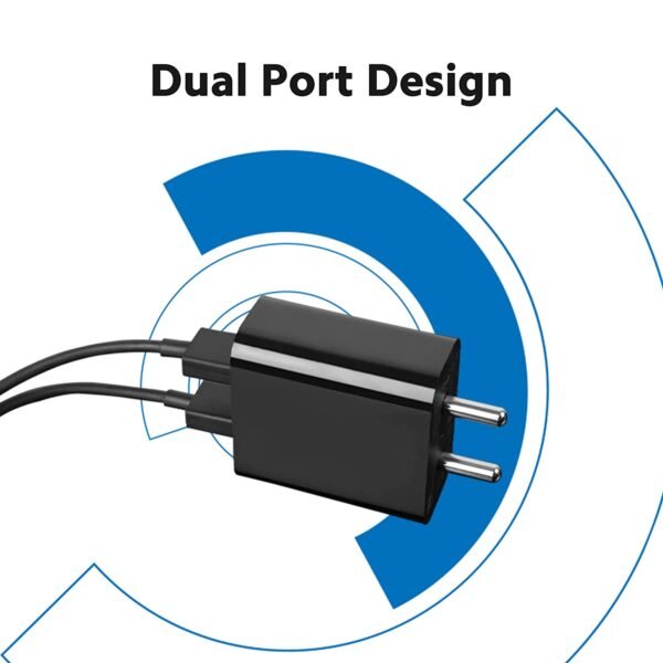Mi USB 18W Charger with Dual Port Design