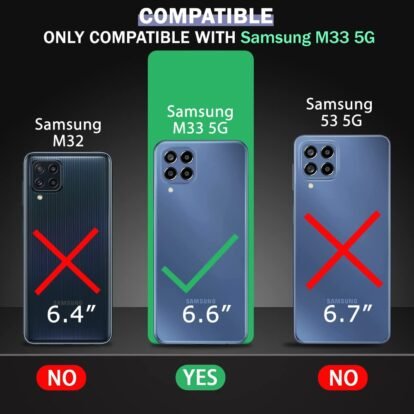 Only Compatible With samsung M33 5G