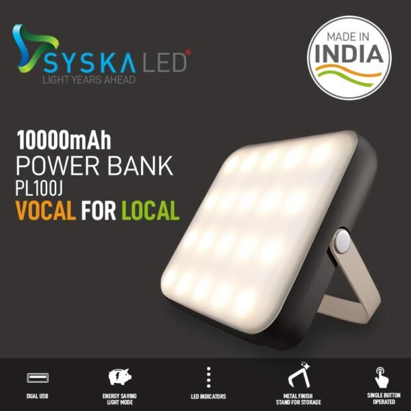 Syska Power Bnak 10000mAh Made in India