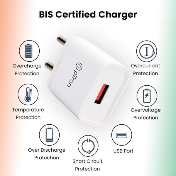 pTron BIS Certified Charger