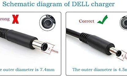 DELL LAPTOP ADAPTOR CHARGER PIN